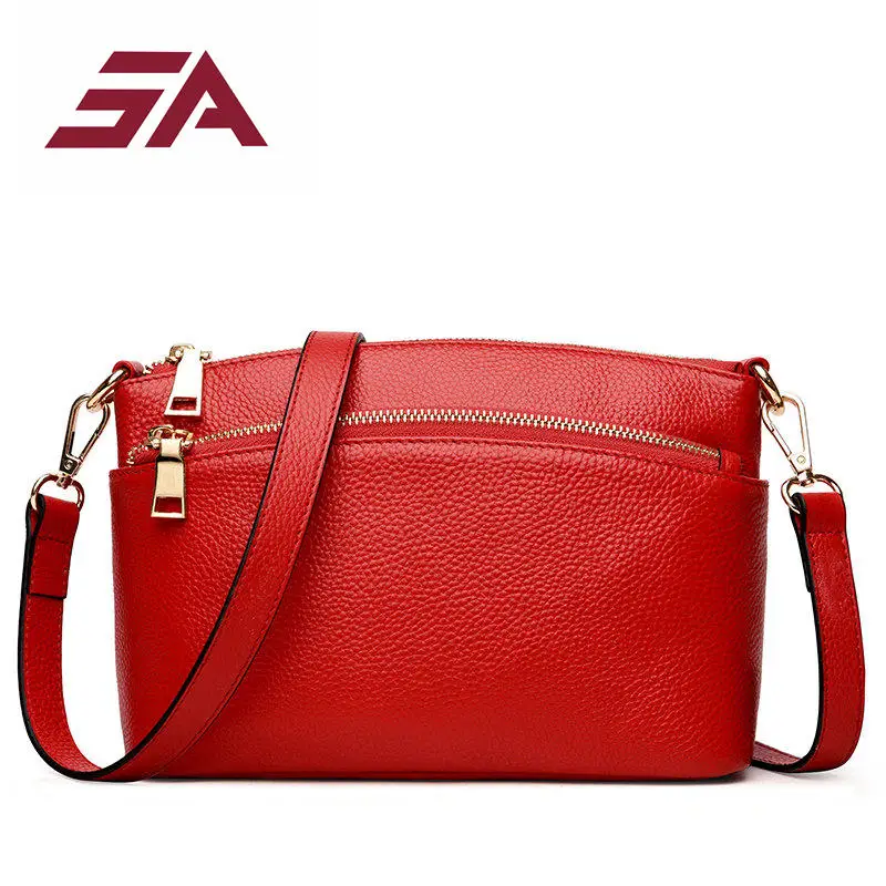 

SA 2018 New Genuine Leather Women Bag Samplaner Brand Small Crossbody Bags Causal Shell Shoulder Bags Messenger Bag For Girls