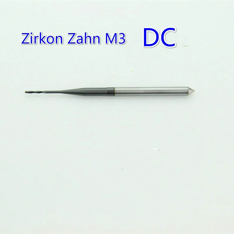 

1Pcs DC Coating 3mm Shank Dental CADCAM Milling Burs Dental Zirconia Cutting Cutter for Zirkon Zahn M3 System Milling Machine
