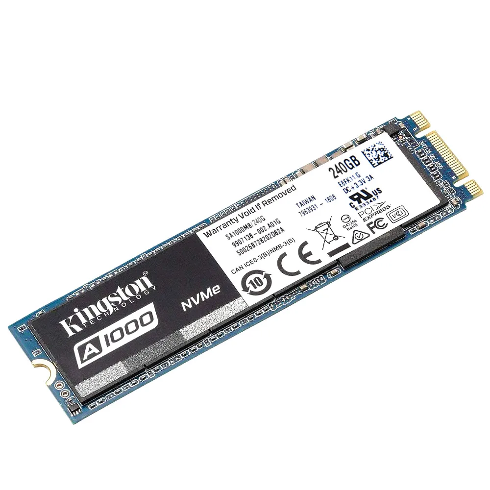 Kingston Interne SSD Hohe Leistung Solid State Drive 240 gb 480 gb 960 gb A1000 M.2 2280 Digitale S