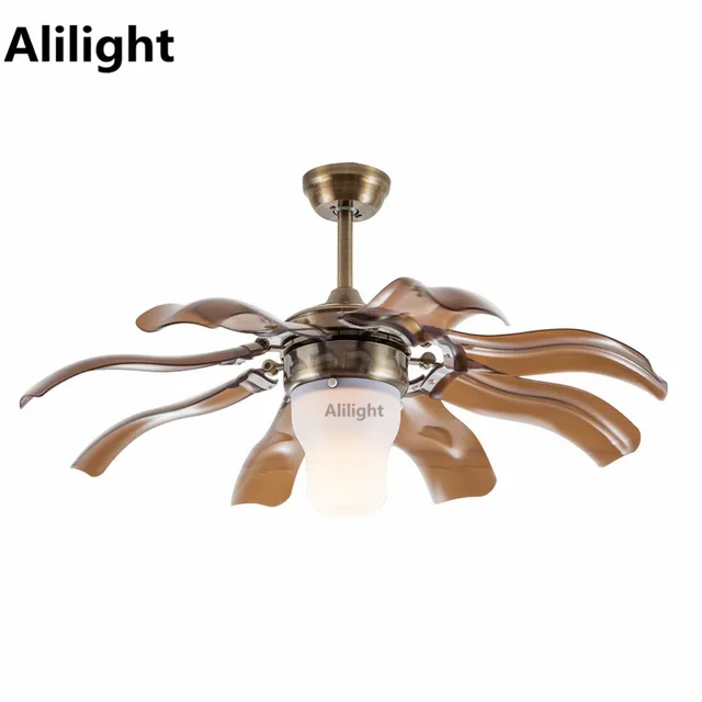 Led Ceiling Fans Remote Control Fan With Light Modern Led Ceiling Fans Remote Control Fan With Light Modern Stainless Steel Hanging For Dining