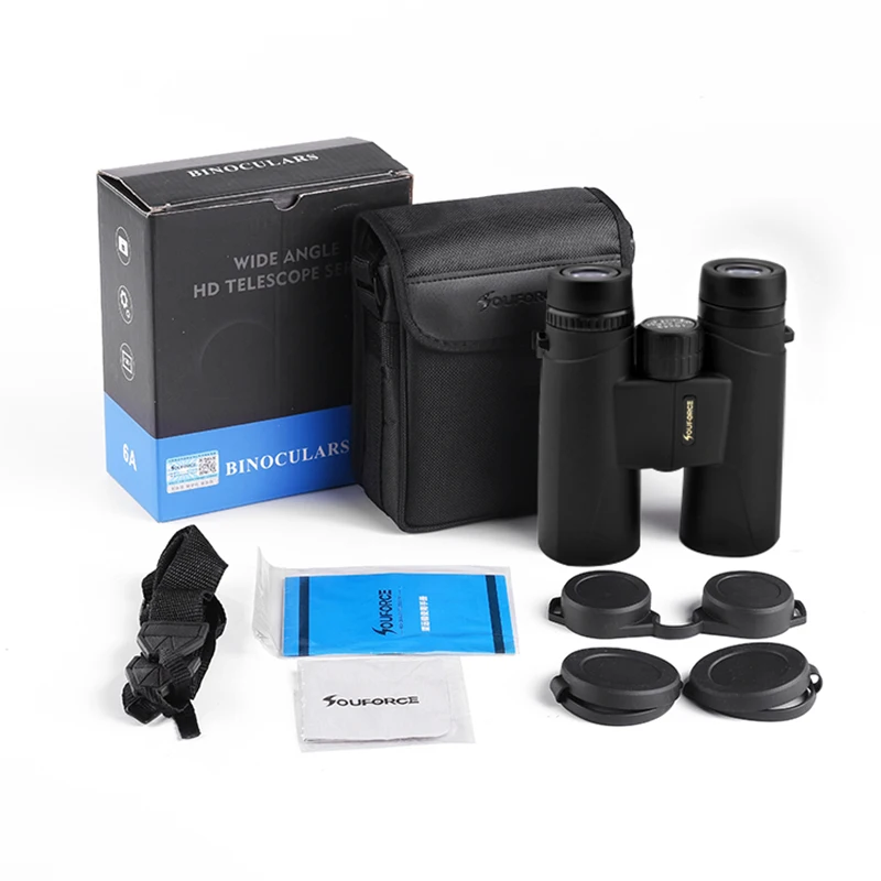  8X42/10X42 Binoculars Telescope Multi Coated Large Viewing Angle Professional for Outdoor Watching 