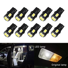 Для Nissan Leaf Note, Juke Qashqai J10 Teana J32 Primera P12 Pathfinder 10x T10 W5W светодиодный фонарь для чтения салона автомобиля