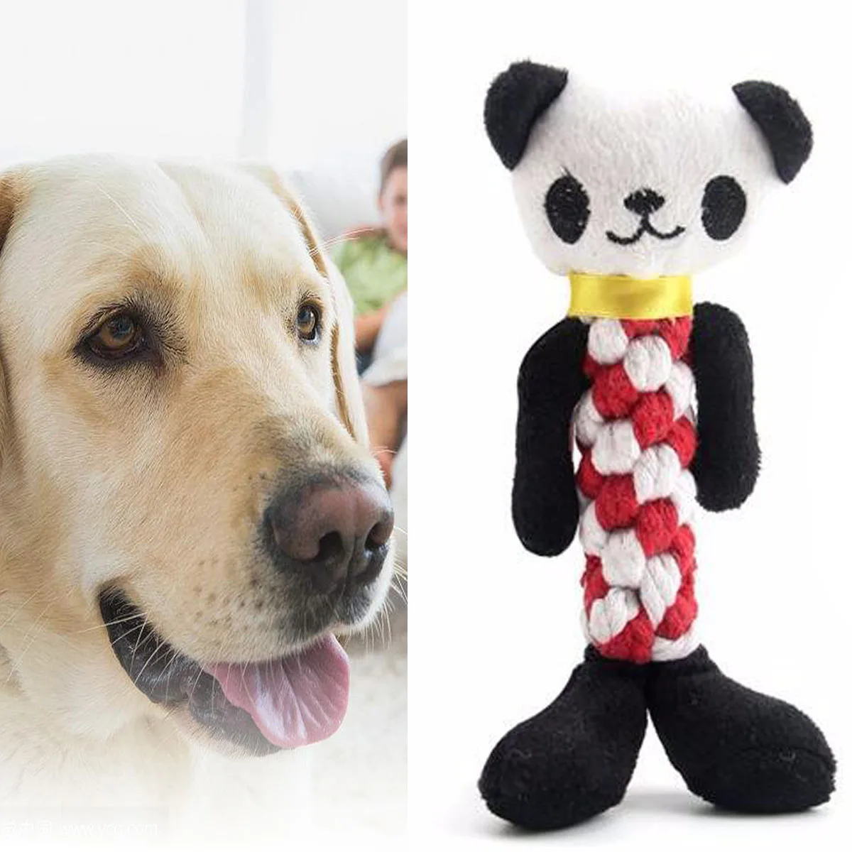 Практичные Домашние животные Милая панда плюшевые фигуры животных мягкая игрушка звуковая игрушка для домашних питомцев стоматологические жевательные игрушки