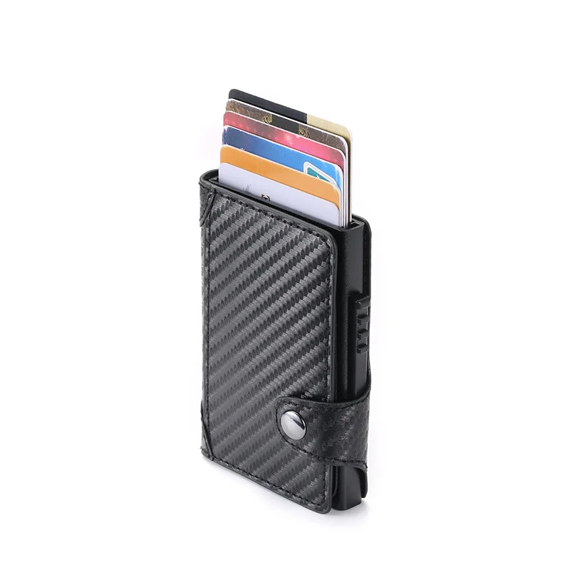 Кошелек из искусственной кожи с отделением для монет и RFID защитой|Держатели карт