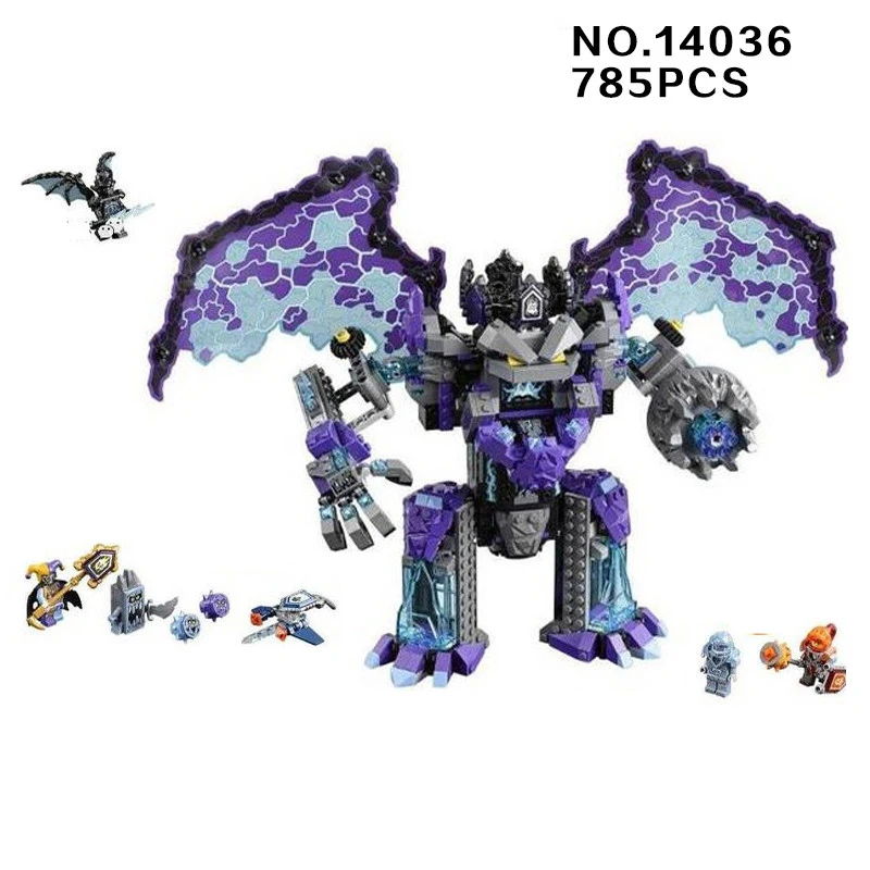 

2018 Nexus Knight The Stone Colossus of Ultimate Destruction Legoing Building Block Joker Jestro Figures Lepine 70356 Toys