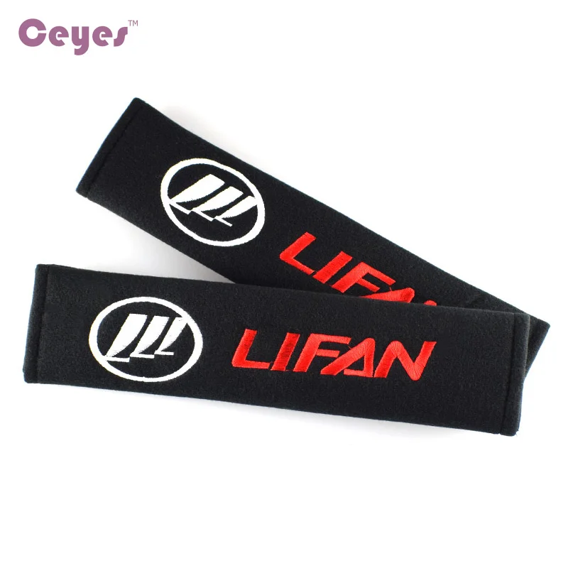 Car-Styling Safety Cover Strap Auto Adjuster Pad Seat Belts Cover For Lifan X60 X50 Solano 520 620 320 125CC