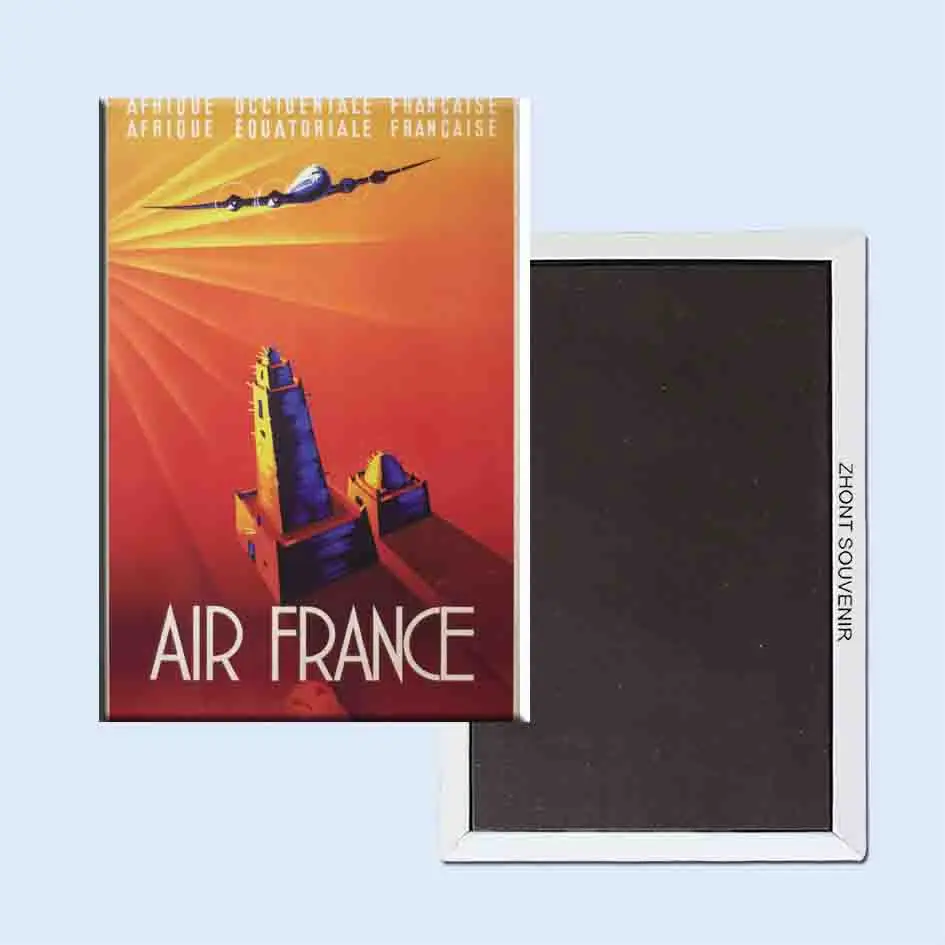 

Air France Edmond Maurus 24051 Retro nostalgia fridge magnets