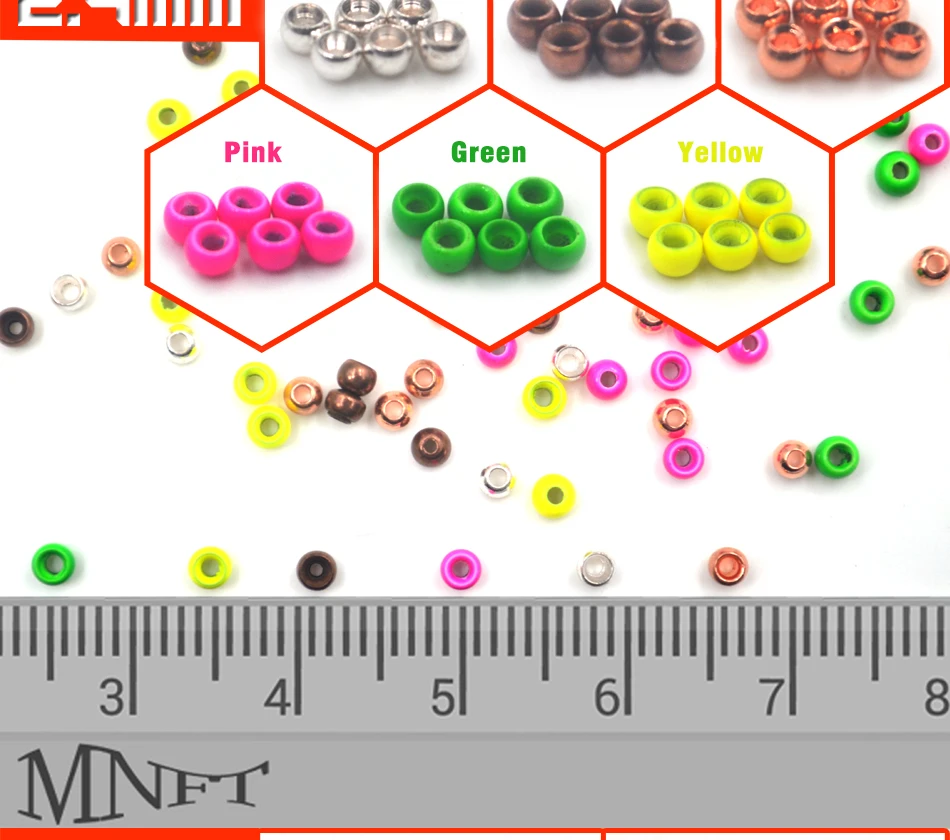 MNFT 20 шт. латунь мушек шарик шарики высокого качества рыболовные снасти Размеры 2 мм 2,4 мм 2,8 мм 3,2 мм 3,4 мм 3,8 мм