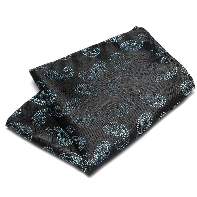 Цветочный для мужчин шелковый атлас карман квадратный Пейсли Ханки жаккардовые Классические Свадебная вечеринка носовой платок Винтаж - Цвет: SP73