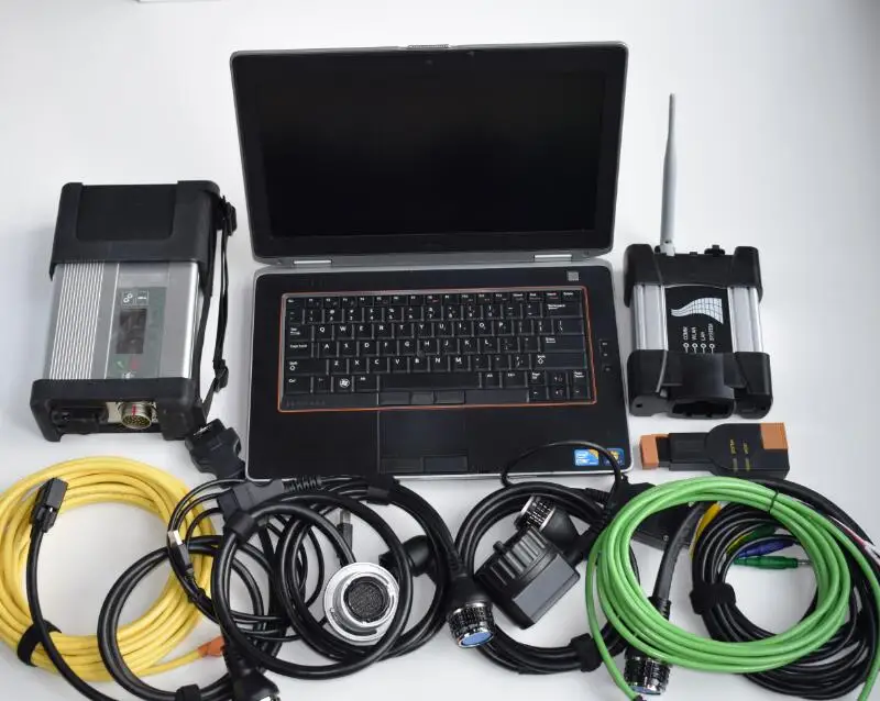  2in1 escáner automático para bmw icom siguiente (wifi) a + b + c y mb star conectar mb sd c5 con 1 