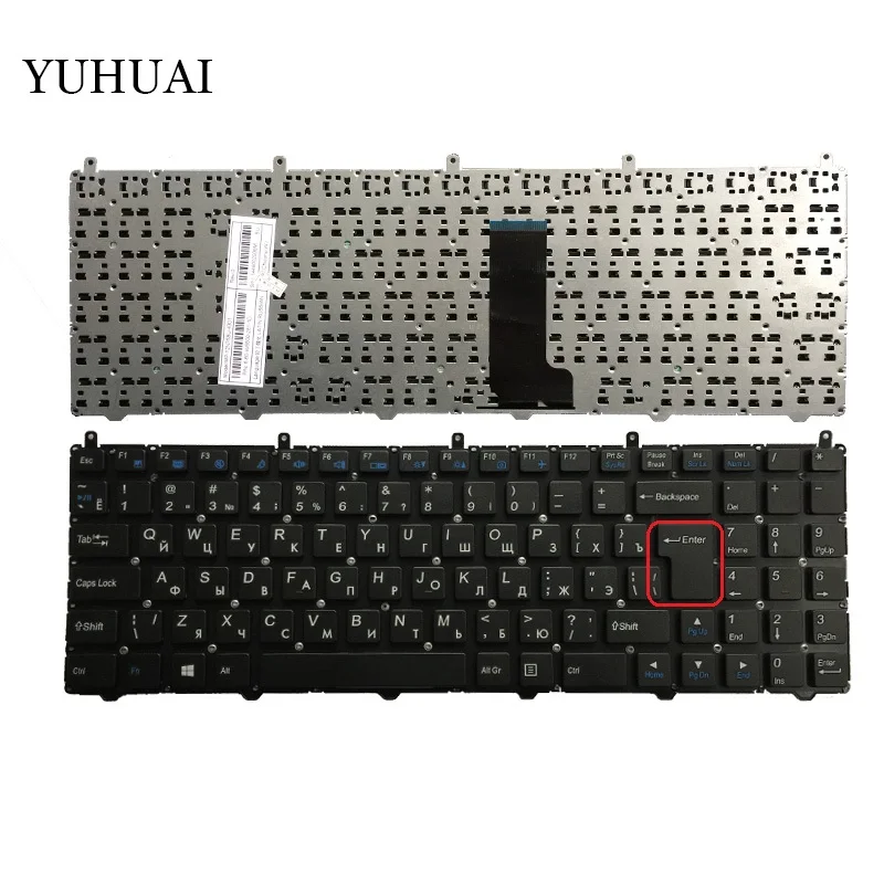 

100% New Russian Keyboard FOR HASEE DNS Clevo K610C K650D k590C K570N RU laptop keyboard