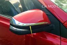 For Toyota Harrier 2013 2014 2015 2016 2017 XU60 ABS Chrome Side Mirror Rearview Strip Cover