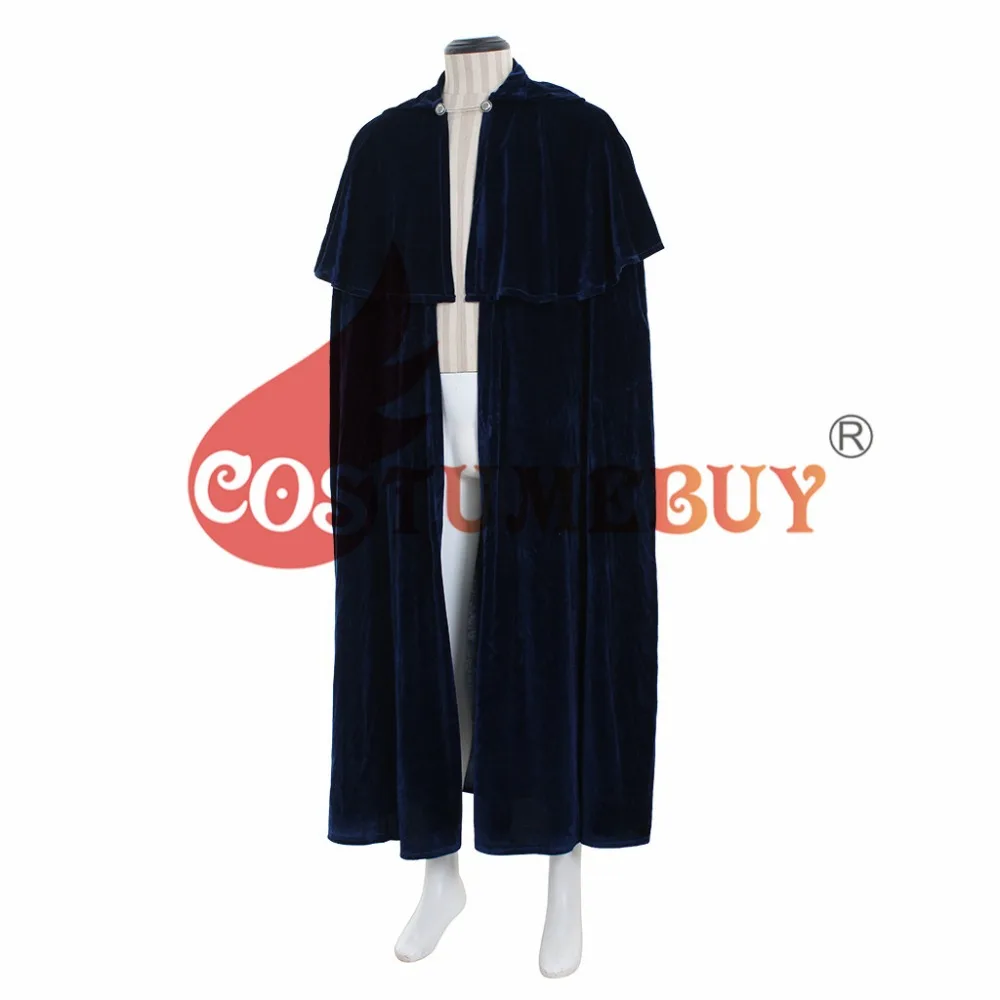 CostumeBuy, Мужская мантия, бархатный плащ, пальто, куртка, Wicca Robe, средневековый плащ, шаль для Хэллоуина, опера, косплей, LARP, костюм ведьмы, волшебника