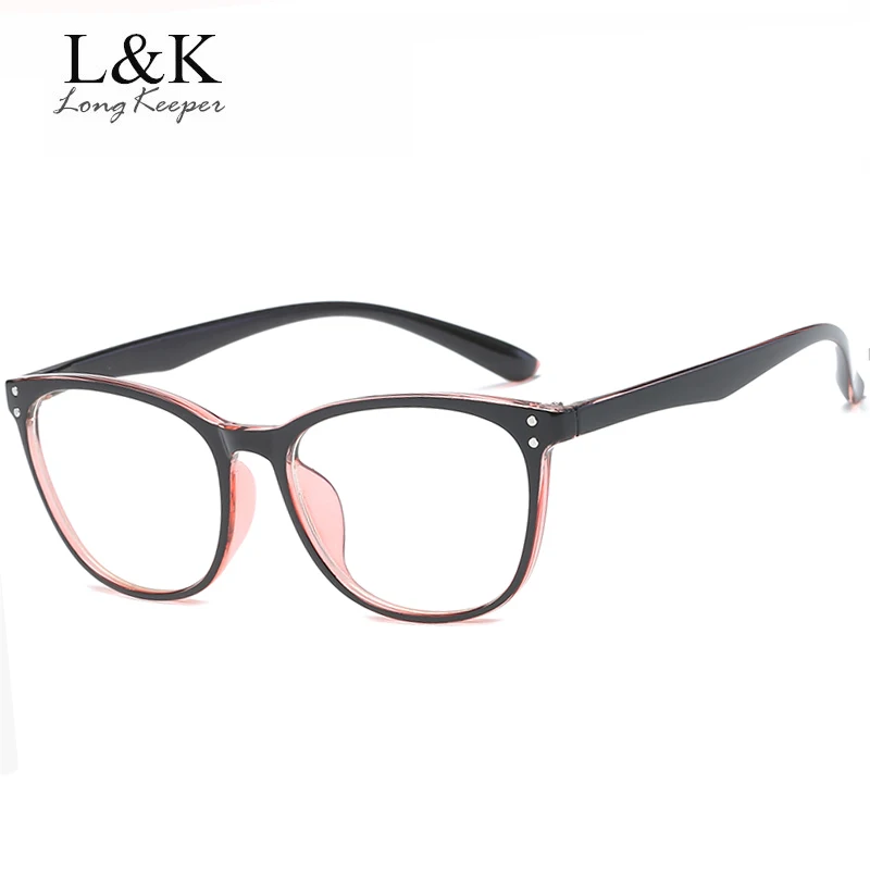 

Long Keeper Retro Square Eyeglasses 4 Colors Frame Glasses Trendy Unisex Men Women Eye wear Frames Clear Lens Glasses Frame