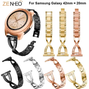 

Luxury Watchband For Samsung Galaxy Smart Watch Band replace Metal Wristband Strap For Samsung Galaxy band Bracelet straps 20mm