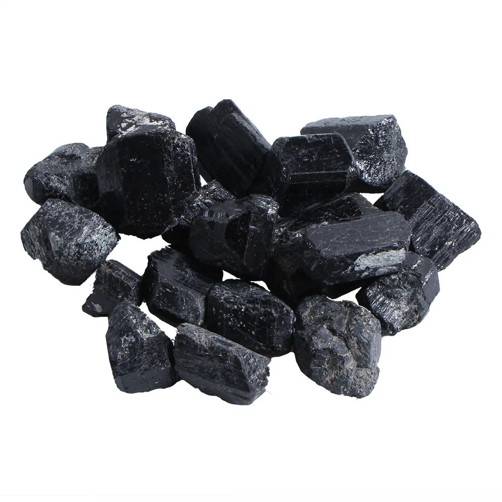 

2cm 100g Black Tourmaline Tumbled Chips Crushed Stone Healing Reiki Crystal Jewelry Making Decoration New Arrival Dropshipping