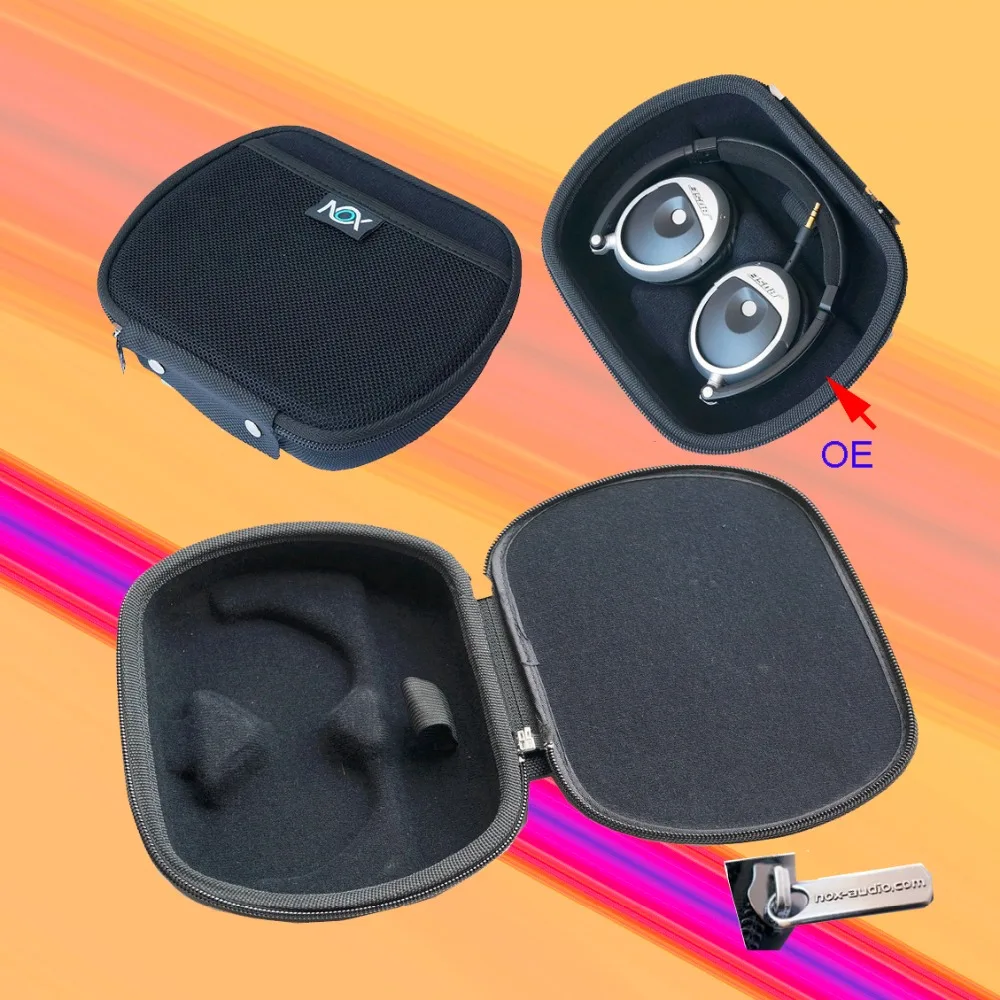 

V-MOTA NOX Headphone case carry boxs For BOSE OE(ON EAR)QC3 OE2 OE2i and Pioneer SE-MJ31 MDR-NC200D and ATH-Ft50is headphone