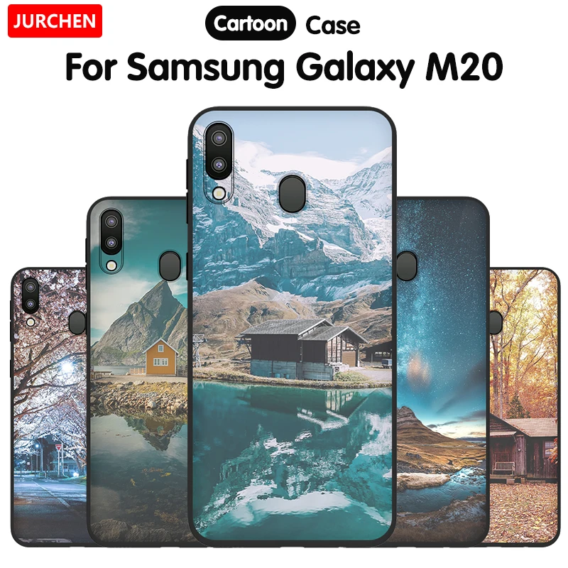 JURCHEN силиконовый чехол для телефона Samsung M20 M205 милый модный мягкий из ТПУ с