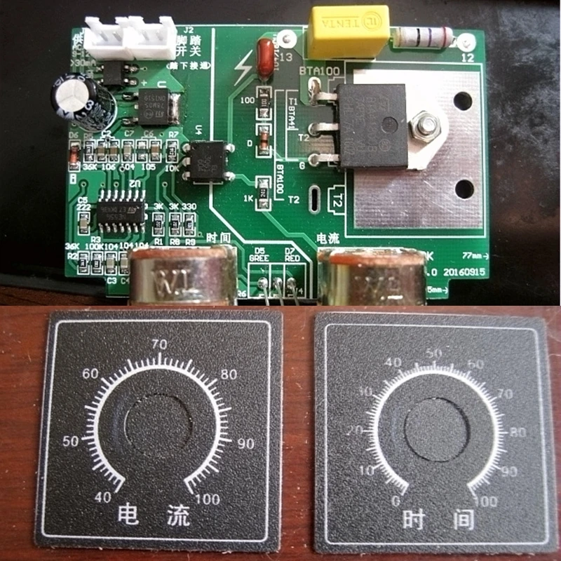Точечная сварочная машина реле времени Плата управления трансформатор тока 100A SCR