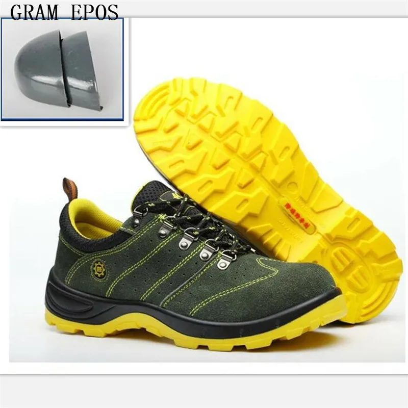 

Men plus size Boots Work Safety Shoes Steel Toe Cap For Anti-Smashing Puncture Proof Durable Breathable Protective Footwear