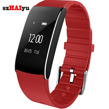

Red Smart Bracelet -Fashion Sport Bracelet Wristband with Blood Pressure and Health Fitness Tracker Bracelet for IOS Android
