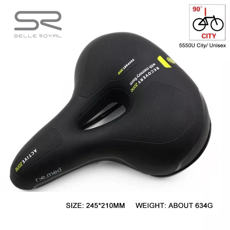 Selle Royal велосипедное седло MTB, силиконовая Удобная подушка для сидения, мягкое седло для женщин и мужчин, общие аксессуары для шоссейного велосипеда - Цвет: City style