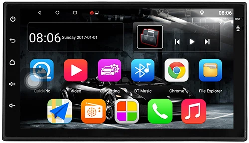 Flash Deal Panlelo 2 Din Quad Core Touch Screen Car Stereo 2G 32G 7" 1080P Autoradio Android 8.1 Head Unit GPS Navigation Audio Radio WiFi 9