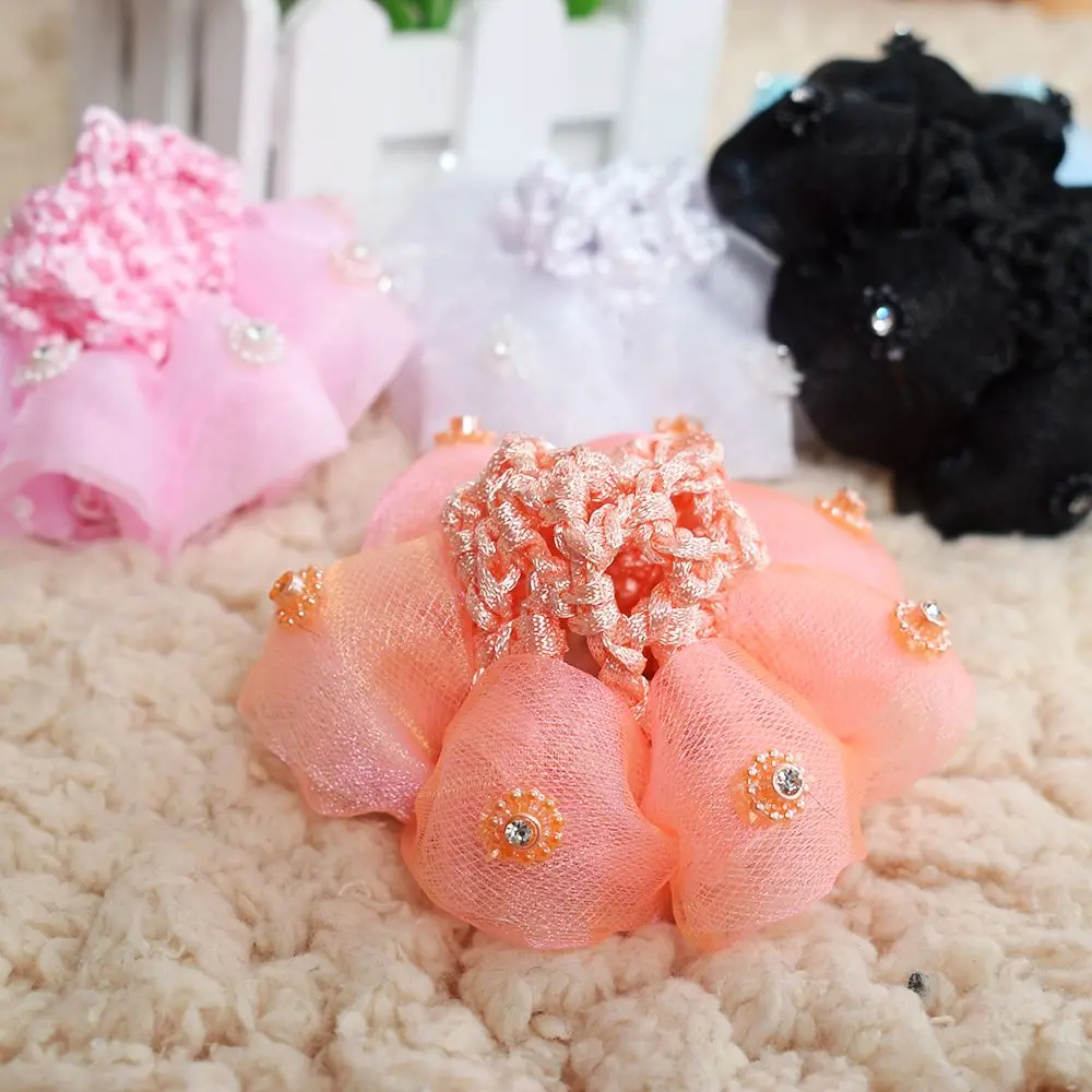 Wholesale 1Pc Hair Net Girls Bun Cover Snood Hair Net Sleep Ballet Dance Skating Crochet Decor 1 Wholesale 1Pc Hair Net Girls Bun Cover Snood Hair Net Sleep Ballet Dance Skating Crochet Decor 5