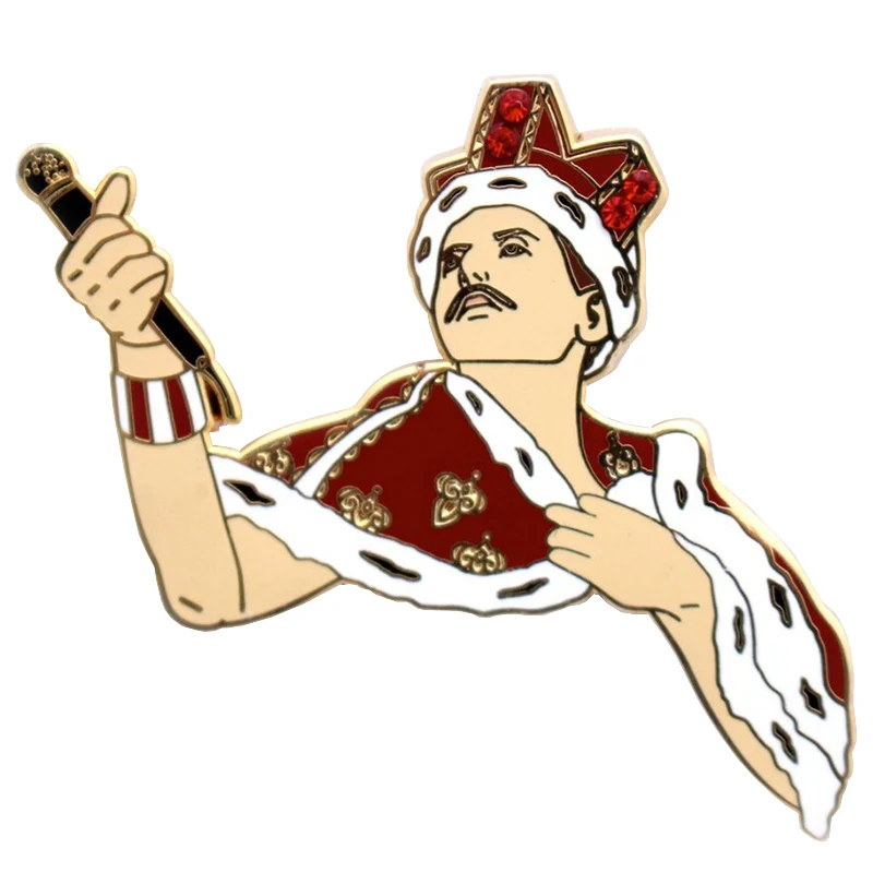 Эмалированная булавка Queen Freddie Mercury|Булавки и значки| |