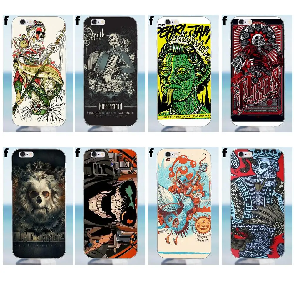 

Pearl Jam Skull Skeleton Dark Soft Coque For iPhone X 4 4S 5 5S 5C SE 6 6S 7 8 Plus Samsung Galaxy J1 J3 J5 J7 A3 A5 2016 2017