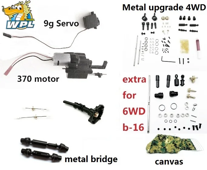 Aliexpress.com : Buy WPL Original upgrade parts collection