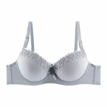

Deruilady New Fashion Bra Floral Lace Lingerie Underwire Bras For Women Straps Adjustable Underwear Push Up Bra Plus Size 40 42