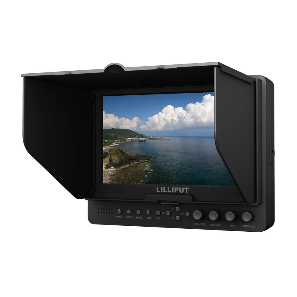 

LILLIPUT 665/S 7" TFT LED HD Camera Field Top HDMI 3G-SDI Monitor peaking YPbPr HDMI SDI input output on-camera Field Monitor