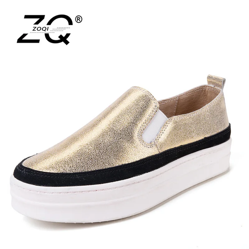 

ZOQI Shoes Woman Platform Shoes Autumn Women Creepers Flats Women Creepers Platform Shoes Ladies Creepers Women Flats 2017