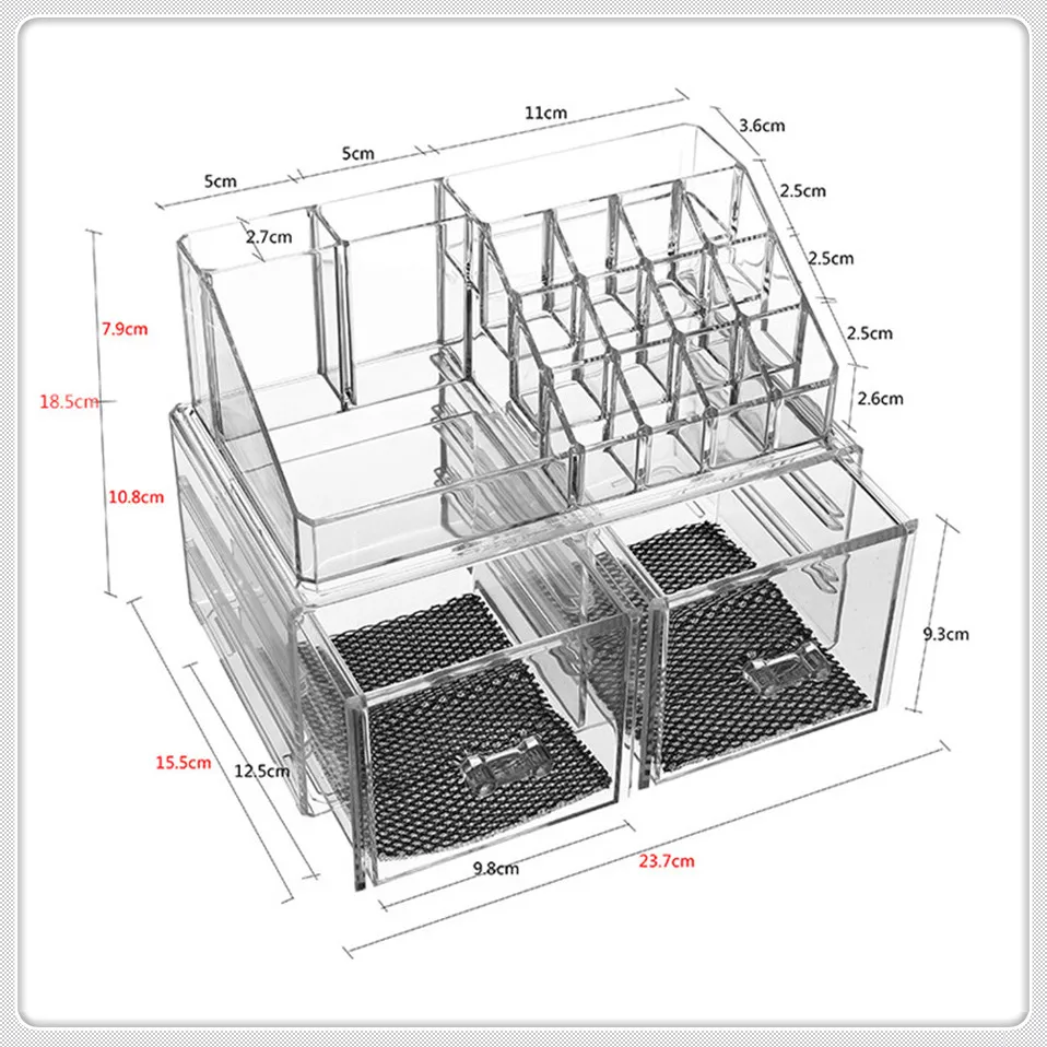 1 makeup organizer box