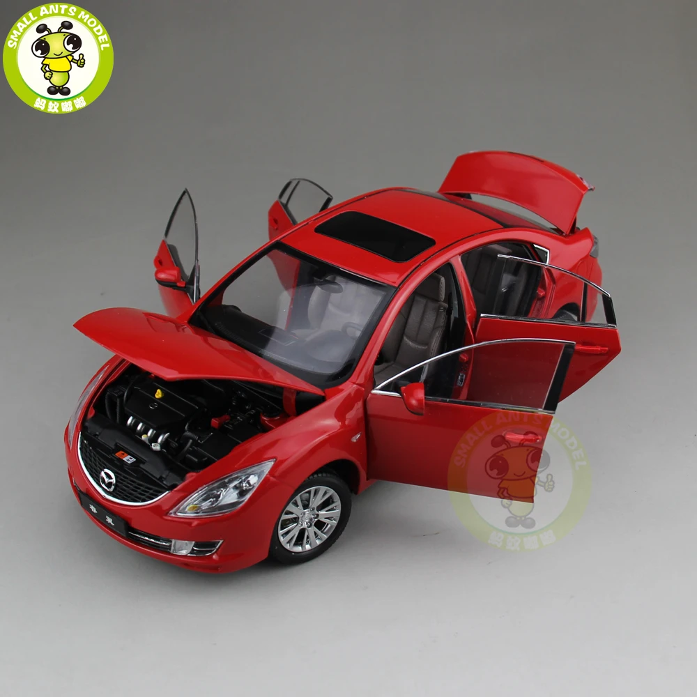 1/18 Mazda 6 седан литая под давлением металлическая модель автомобиля игрушка мальчик девочка Коллекция подарков красный