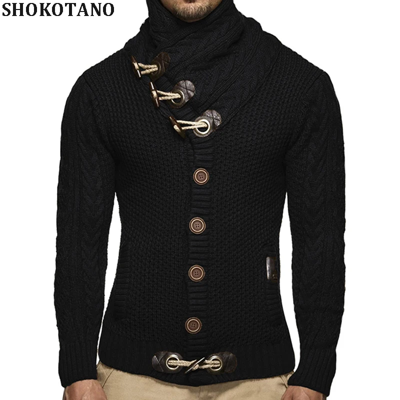 ^*Best Offers SHOKOTANO Brand Men Knit Clothing Spring Cardigan Male Fashion Hipster Sweater Men Casual Horns Buckle Mens Sweaters Coats Tops