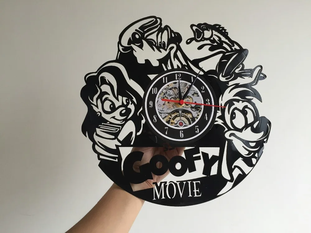 часы на стену Тупой Фильм винил покахонтас Aladdin Винил Часы Запись Настенные Art Decor