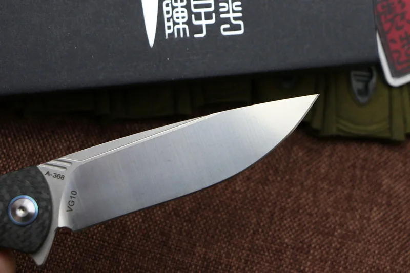 CH складной нож для ежедневного использования, VG10 складной углеродного волокна ручка складной нож CH3510 Открытый Отдых карманный нож для охоты EDC инструменты