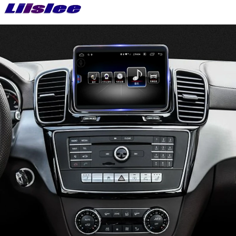 Clearance For Mercedes Benz MB GLE ML M Class W166 2015~2018 Liislee Car Multimedia Player NAVI CarPlay Adapter Car Radio GPS Navigation 2
