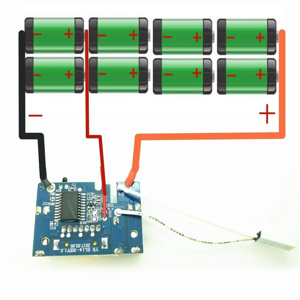 BL1430 литий-ионная батарея печатная плата защита от зарядки BL1415 BL1440 BL1445 BL1460 для Makita 14,4 В 1.5Ah 3.0Ah 4.5Ah
