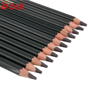 

Deli 12Pcs Pencil Sketch Pencil Set Artist's Pencils Drawing Painting Supplies With Sketch Canvas Pencil Box Set School Supplies