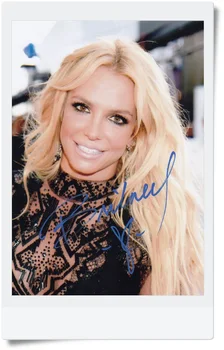 

signed Britney Jean Spears autographed photo 7 inches freeshipping 092017D