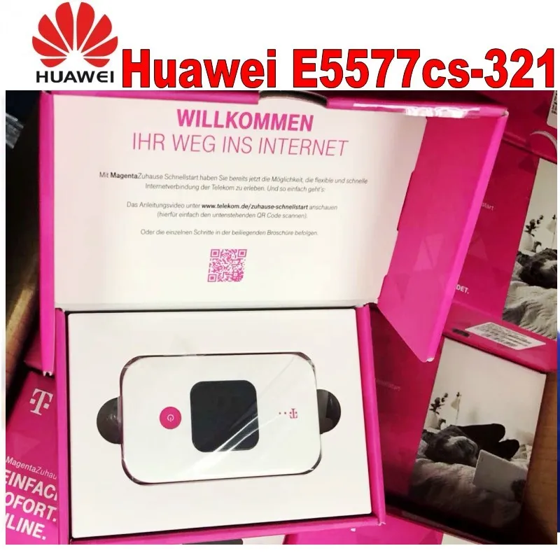 Разблокированный huawei E5577 4 аппарат не привязан к оператору сотовой связи Cat4 e5577cs-321 Мобильный Беспроводная точка доступа WiFi маршрутизатор