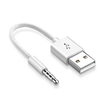 USB Short Charger Data SYNC Cable 3.5mm Jack Adapter Charging Cord Line for Apple ipod shuffle 3rd 4th 5th 6th 4/5/6 MP3 Player
USB Short Charger Data SYNC Cable 3.5mm Jack Adapter Charging Cord Line for Apple ipod shuffle 3rd 4th 5th 6th 4/5/6 MP3 Player