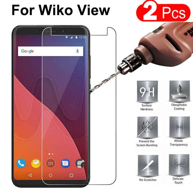 2 шт. для Wiko View закаленное стекло 9H защитная пленка Взрывозащищенная ЖК экрана Guard