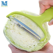 Meltset-pelador de verduras de acero inoxidable, ralladores de repollo, rebanador de papas para ensalada, cuchillo de fruta, cortador de col para herramientas de cocina