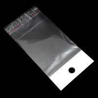 200Pcs/ Lot Self Adhesive Plastic Plastic Bag OPP Self Seal Poly Package Bags for Jewelry Crafts Wig Small Gift Storage Pouches 2
