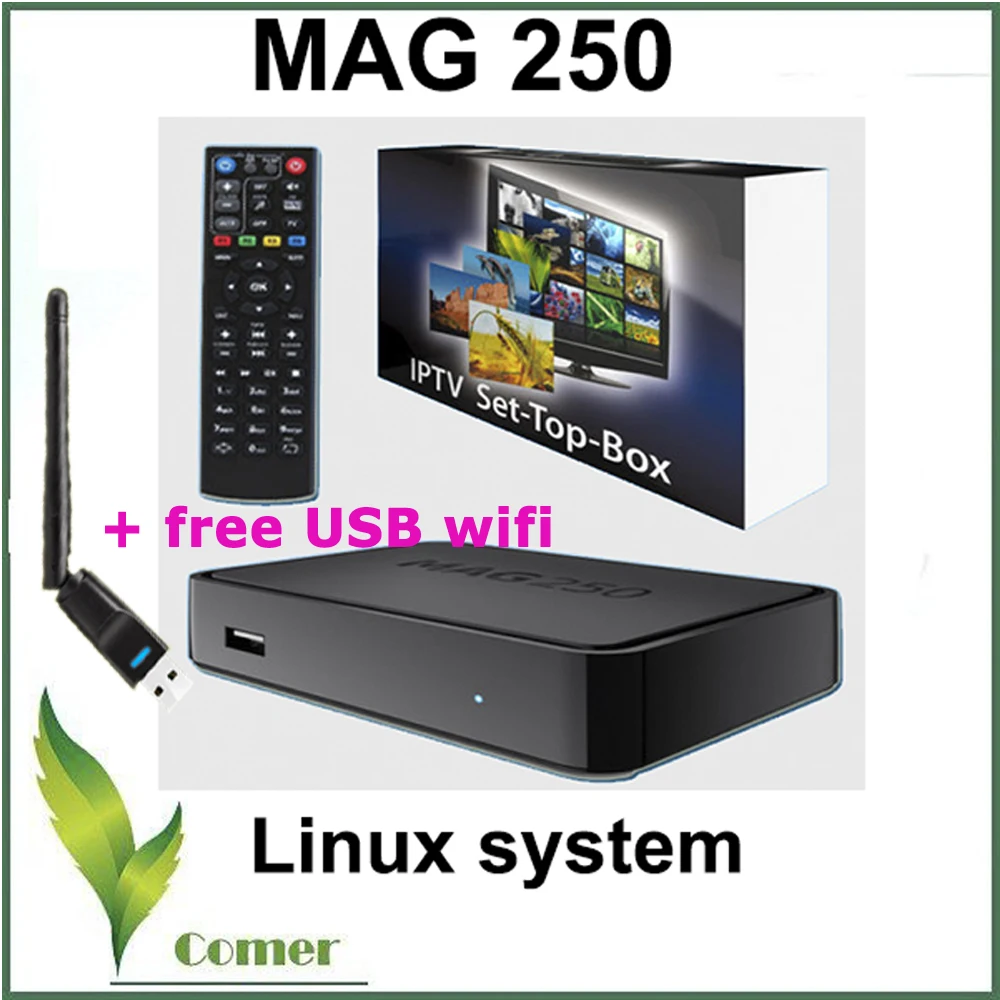 Best Linux Informail Mag 250 Tv Set Top Box Media Player with free Wifi