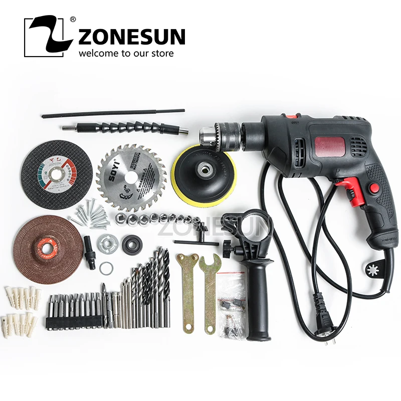 Buy ZONESUN Rotary drill Electric Screwdriver portable
